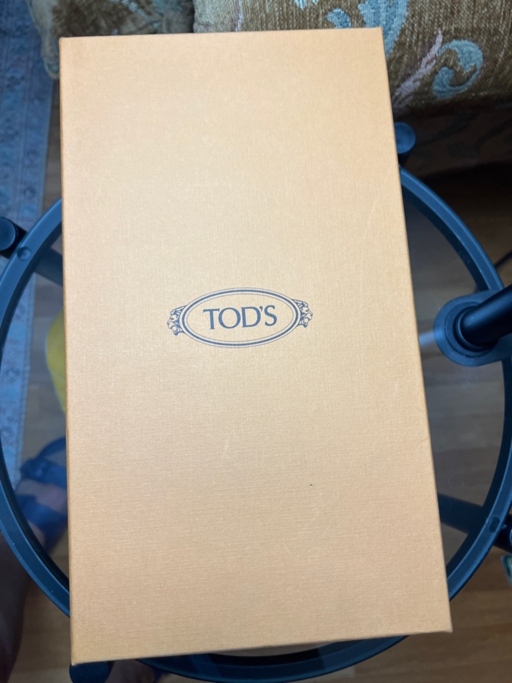 Tod's White Leather Driving Loafers with Gunmetal Bit - Picture 9 of 12